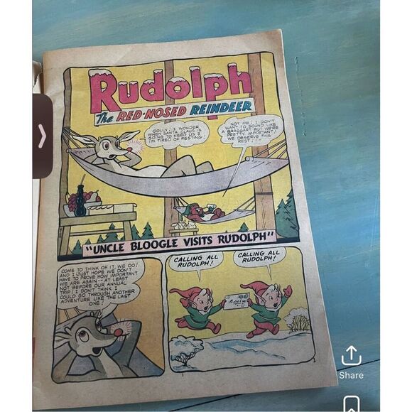 VINTAGE DC COMICS C-24 RUDOLPH THE RED NOSED REINDEER CHRISTMAS ISSUE DEC. 1973 - Picture 6 of 7
